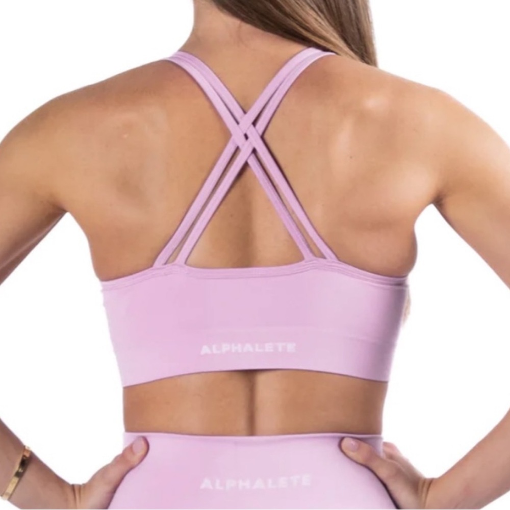 Alphalete Revival Bra Bloom Pink